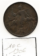 10 CENTIMES " DUPUIS" 1906       TTB - 10 Centimes
