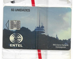 Chile Entel, 60 Units Mint, Still Sealed Chip Phone Card, Concepción, No Value # Chileentel-2 - Chile