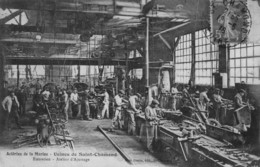 SAINT-CHAMOND - Usines - Aciéries De Marine - Entretien - Atelier D'Ajustage - Ouvriers Au Travail - Saint Chamond