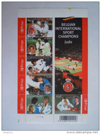 België Belgique 2005 Judo Belgian International Sport Champions Planche 4 BL 121 3407-3412 Yv 3392-3397 MNH ** - 2002-… (€)