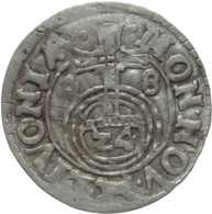 LaZooRo: Livonia 3 Polker Daldieri 1648 Swedish Occupation Riga VF - Silver - Latvia