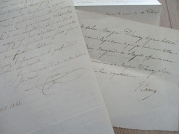 Caron Capitaine Artillerie X  LAS Autographe Signées à Propos De Ses Publications - Other & Unclassified