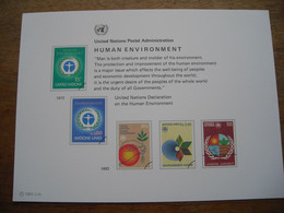 Pseudo Entier Postal 1981  Environnement Humain Human Environment - Lettres & Documents