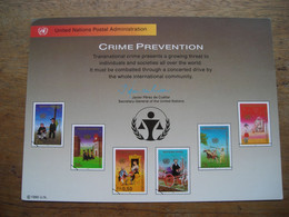 1990 Pseudo Entier Postal Crime Prevention Prévention De La Criminalité - Cartas & Documentos