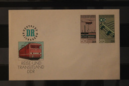 DDR 1985, Ganzsache U 3; Eisenbahnwesen - Umschläge - Ungebraucht