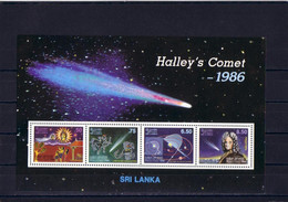 SPACE - Halley's Comet - SRI LANKA - S/S MNH - Collections