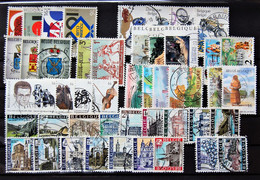 Belgique Belgium - 9 Séries Différentes De Timbres Oblitérés + 18 Timbres Différents "tourism" Oblitérés - Collezioni