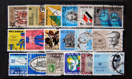 Belgique Belgium -  18 Timbres Différents Oblitérés - Collezioni