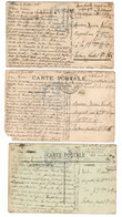 BLOIS - Tampons Hôpital Mixte (3 Cartes) - War 1914-18