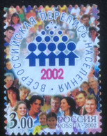 Rossija - Rusland Federatie - C5/20 - (°)used - 2002 - Michel 1018 - Volkstelling - Gebruikt