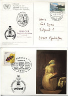 UNO Genf  Batavia‘84 Passau Kunstkarte UNICEF-Sammlung Sonderstempel 22.4.1984 - Covers & Documents