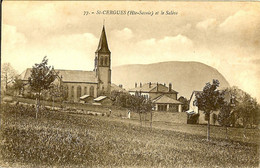 74 SAINT CERGUES LE SALEVE ET LA MAIRIE - Saint-Cergues