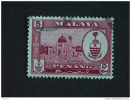 Maleisië Malaya Malaysia Penang 1960 Armoiries Mosquée Moskee Yv 52 O - Penang