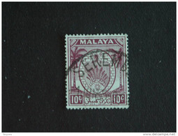 Maleisië Malaya Malaysia Negri Sembilan 1949-55 Armoiries Wapenschild Yv 47 O - Negri Sembilan