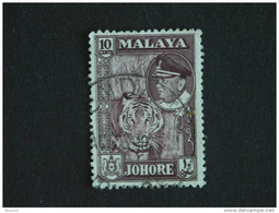 Maleisië Malaya Malaysia Johore 1960 Tigre Tijger  Yv 137 O - Johore