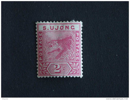 Maleisië Malaya Malaysia Sungei S. Ujong 1891-95 Tigre Tijger Tiger Yv 11 MH * Côte 50 € - Andere & Zonder Classificatie