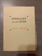 (POËZIE DAAN BOENS GENT) Opdracht Aan Het Leven. - Dichtung