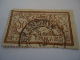 ALEXANDRIA  FRANCE USED STAMPS POSTMARK ALEXANDRIA - Sonstige & Ohne Zuordnung