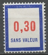 France - Frankreich Fictif 1961-62 Y&T N°FC170 - Michel N°FK(?) * - 0,30 Bleu Et Rouge - Phantom