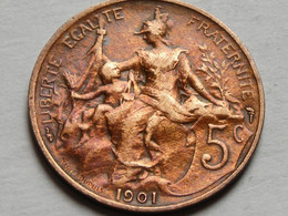Belle Pièce De 5 C DUPUIS De 1901 - C. 5 Centimes