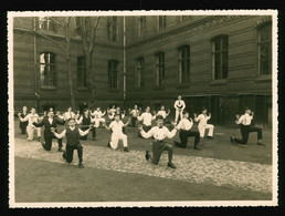 Orig. XL Presse Foto Vorführung Jungen, Sport, Turnen Gymnasium Bezirk Steglitz-Zehlendorf Um 1935 - Steglitz