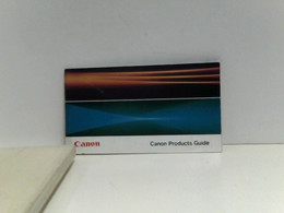 CANON PRODUCTS GUIDE - Fotografía