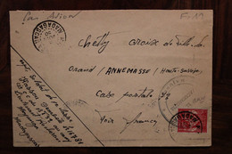 MADAGASCAR 1950 MAJUNGA France FM Franchise Militaire Cover Colonie Mahajanga Flamme - Sellos De Franquicias Militares