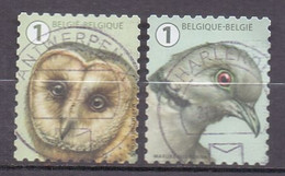 België - 2020 - Tuinbezoekers - Uil - Duif - M.Meersman - Oblitérés