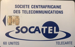 CENTRAFRICAINE (République)  -  Phonecard  -  SOCATEL 60 Unités  -  SC 7 - Centraal-Afrikaanse Republiek