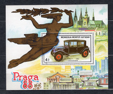 1988 Mongolia Mi# 1956 Bl.128 World Stamp Exhibition ''Prague-88'' MNH ** Mn2x1 - Mongolia