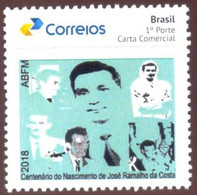 PERSONALITY - JRC CENTENARY -- FOUNDER OF THE AMERICA FOOTBALL CLUB -MINT - Sellos Personalizados