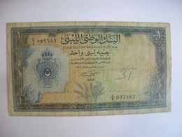 Libya 1 Pound 1955, SEHR RAR - Otros – Africa