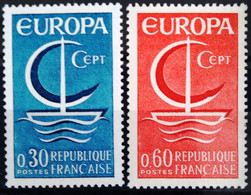 EUROPA 1966 - FRANCE                  N° 1490/1491                    NEUF** - 1966