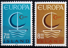 EUROPA 1966 - ISLANDE                  N° 359/360                    NEUF* - 1966