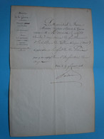 Autographe Jean Baptiste VAILLANT (1790-1872) MARECHAL De FRANCE - MINISTRE De La GUERRE - Handtekening