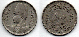 Egypte - 10 Millièmes 1938 TB+ - Egypt