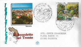 Fdc Filagrano: TURISTICA - San Benedetto Del Tronto (1986) ;intestata No Viaggiata AS - F.D.C.