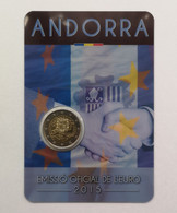 2 Euro ANDORRA 2015 ACUERDO ADUANERO - COINCARD - NEUF - NUEVA - NEW 2€ - Andorra