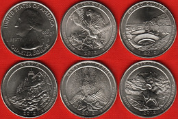 USA Set Of 5 Quarters: "America The Beautiful" 2012 D UNC - 2010-...: National Parks