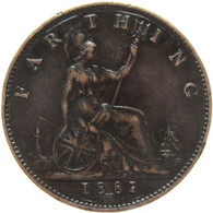 LaZooRo: Great Britain 1 Farthing 1881 H VF / XF - B. 1 Farthing