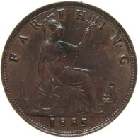 LaZooRo: Great Britain 1 Farthing 1885 XF / UNC - B. 1 Farthing