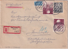 BRD - 50 Pfg. Heuss U.a. Einschreibebrief Letter (Han) - Hannover 1955 - Non Classés