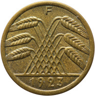 LaZooRo: Germany 50 Pfennig 1923 F UNC - 50 Rentenpfennig & 50 Reichspfennig