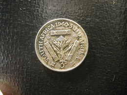 South Africa 3 Pence 1940 Silver - Südafrika