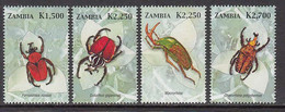 2005 Zambia Insects Complete Set Of 4 MNH - Zambie (1965-...)