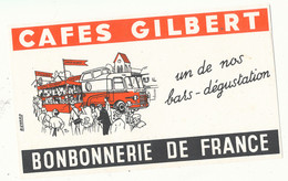 BU 2313 /   BUVARD-  CAFE GILBERT  (21,00 Cm X 12,50 Cm ) - Café & Thé