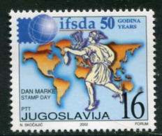 YUGOSLAVIA 2002 Stamp Day MNH / **.  Michel 3092 - Unused Stamps