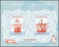 T.A.A.F. // F.S.A.T. 2022 - Bateaux Astrolabe Et Aurora Australis - BF Neufs // Mnh - Unused Stamps