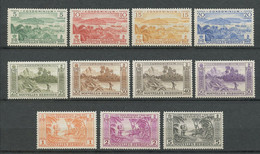 Nlle Hébrides 1957  N° 175/185 ** Neufs MNH Superbes C 70 € Paysages Landscapes Port Villa Iririki Bateaux Ships La Pêch - Nuevos