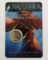 2 Euro ANDORRA 2018 CONSTITUCION - COINCARD - NEUF - NUEVA - NEW 2€ - Andorre